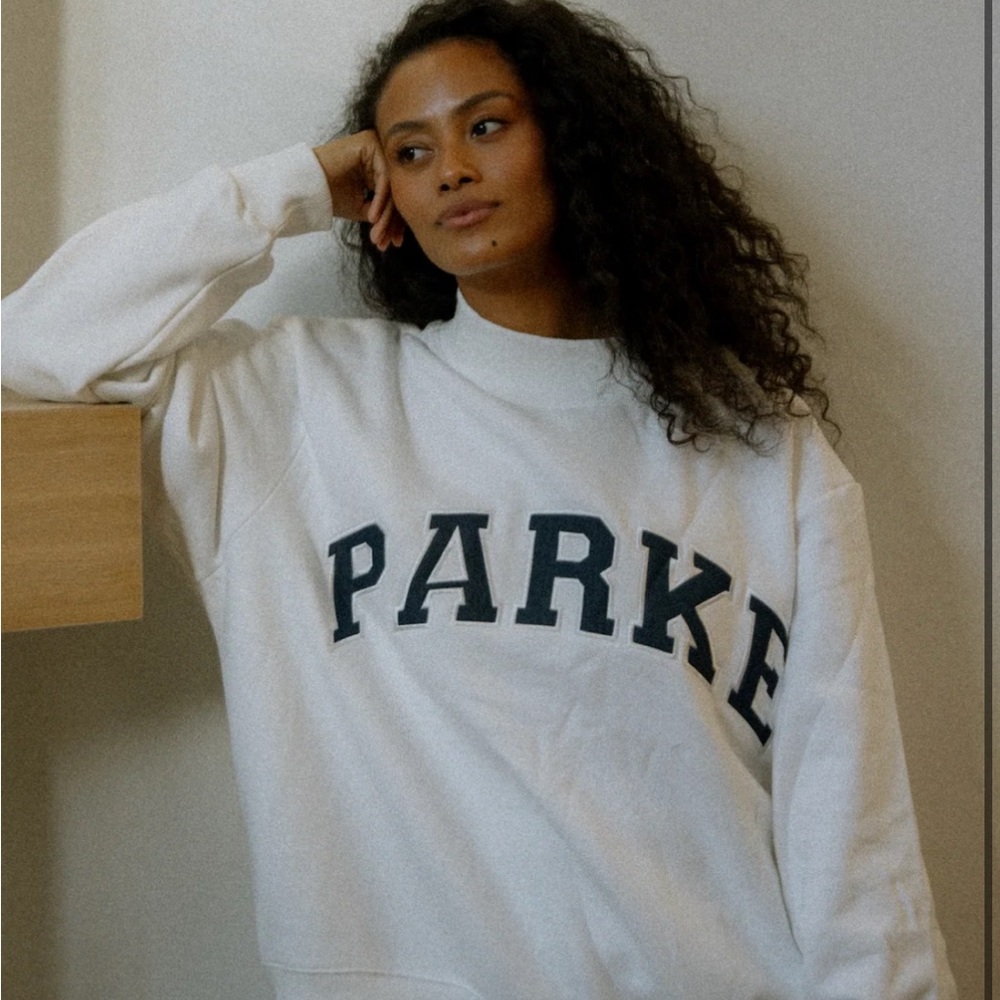 PARKE MOCKNECK CREW IN GREY L/XL - BRAND NEW